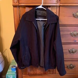 Claiborne Men's Black Suedes Jacket